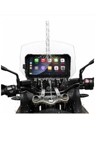 Resim UNIVELA Motorsiklet carplay 7 inç multimedya su geçirmez 