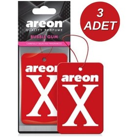 Resim Areon X Bubble Gum 3'lü Oto Araç Kokusu 