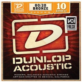 Resim Jim Dunlop DAB1048 Extra Light 80/20 Bronze Akustik Gitar Tel Seti (10-48) 