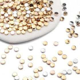 Resim 100 adet 6mm CCB Düz Boncuklar DIY Takı Yapımı İçin - Kolyeler, Bilezikler & El İşleri İçin İdeal 