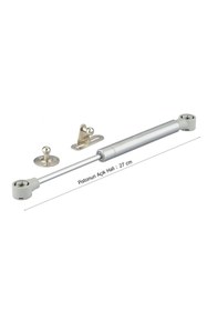 Resim MegaVitrin Gazlı Amortisör Piston 100 N Kalkar Dolap Kapakları İçin 27 cm Gri | Mutfak Kapak Amortisörü Vidalı 