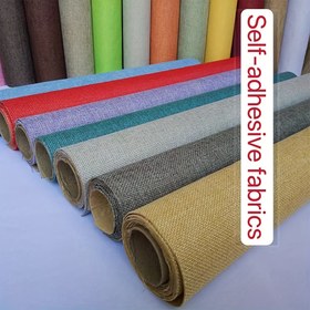 Resim 1 Adet Kalın Kendinden Yapışkanlı Kumaş, Deri Olmayan Onarım Bandı, Koltuk Mobilya Araç Koltuğu Tamir Yaması, Polyester Onarım Seti, İç Dekorasyon Duvar Kaplaması, Mobilya, Ofis Sandalyesi, Kutu ve El İşi için Uygun Kendinden Yapışkanlı Sabitleme Levhası 
