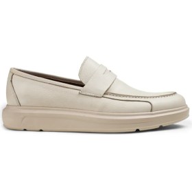 Resim Deery Deri Bej Renkli Erkek Loafer Slip-on Bağlama ile Günlük ve Rahat Kullanım Sunuyor 