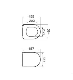 Resim Vitra 110-003-009 Universal Droplast Slim Klozet Kapak 