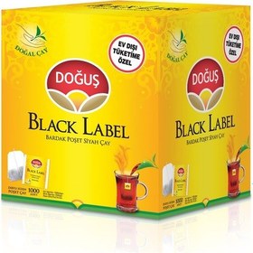 Resim Doğuş Black Label EDT Siyah Süzen Bardak Poşet Çay 1000 x 2 G 