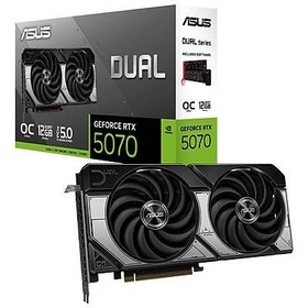 Resim ASUS DUAL RTX5070 O12G NVIDIA GEFORCE 12GB GDDR7 192BIT 2xHDMI 3xDP-DLSS4 EKRAN KARTI 