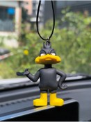 Resim Esey Dizayn Daffy Duck Araba Dikiz Ayna Süsü - Vantuzlu Cam Süsü 