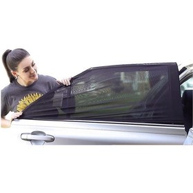 Resim OTO MOTTO Araba Oto Yan Cam Perdesi Güneşlik Sineklik Sağ Sol TK. 