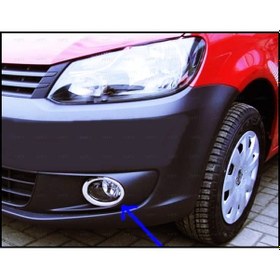 Resim Ebal Otomotiv VW Caddy Krom Sis Farı Çerçevesi 2 prç. 2010-2015 Arası P.Çelik 
