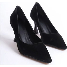 Resim Trendella Kadın Siyah Saten Stiletto Tr08ms27d 