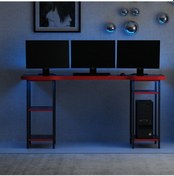 Resim Minar Phoenix Metal Raf Ayaklı Oyuncu Masası - Set 4 