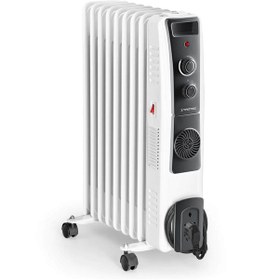 Resim Trotec TRH 22 E 2400 W 9 Dilim Fanlı Yağlı Radyatör 