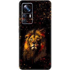 Resim PapsCover Xiaomi 12 Kaplama Aslan Sulu Boya 
