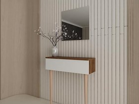 Resim Side Dresuar Amalfi-Beyaz 
