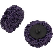 Resim Guangdong Spirit 25 Adet 2 Inç 50MM Hızlı Değişim Kolay Şerit ve Temiz Diskler Mor Boya Pas Giderme Için Yüzey Hazırlığı 1 Tutucu ile (Yurt Dışından) 