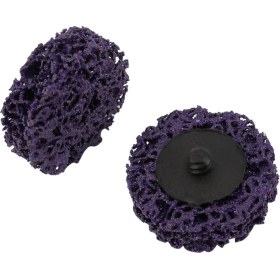 Resim Guangdong Spirit 25 Adet 2 Inç 50MM Hızlı Değişim Kolay Şerit ve Temiz Diskler Mor Boya Pas Giderme Için Yüzey Hazırlığı 1 Tutucu ile (Yurt Dışından) 