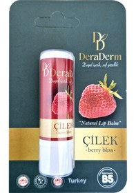 Resim Deraderm Natural Lip Balm Çilek 5 Gr 