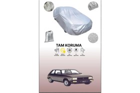 Resim Dokaca Gri Peugeot 104 Coupe Uyumulu Oto Branda, Araba Brandası, Koruyucu Örtü 