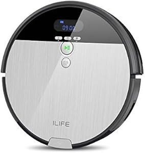 ILIFE V8S Akıllı Robot Süpürge, Plastik, Si̇yah
