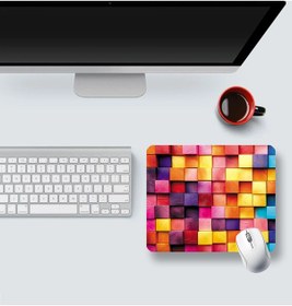 Resim Colorful Wooden Boxes 22x18cm Mp392218 İlyuka Mini Boy Mousepad 