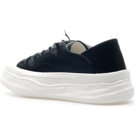 Resim Lufıan Annabel Kadın Hakiki Deri Sneaker Günlük Ayakkabı 36-40 24k 121230014 Z Siyah Siyah 