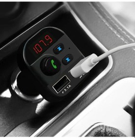 Resim Divex Araç Fm Transmitter Bluetooth 2xusb Mp3 Çakmaklık Girişli Dt-602 