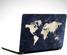 Resim Dünya Haritası Laptop Sticker LS0570 19 inch (40,5X27CM) 