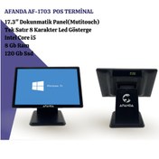 Resim AFANDA Af-1703 17.3 Dokunmatik Pos I5 8 Gb 128ssd 