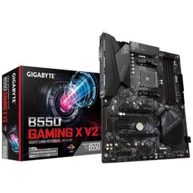 Resim Gigabyte B550 GAMING X v2 DDR4 HDMI DVI PCIe 16X v4.0 AM4 ATX 