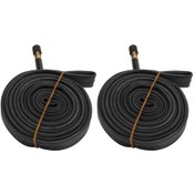 Resim Wezone 700x23c Schrader Valfi 48mm Bisiklet İç Lastiği Seti - Dayanıklı Butil Kauçuk - 2 Adet İç Lastik + 2 Adet Çekiç - Yol Ve Dağ Bisikletleri İçin - Gazsız Teslimat 