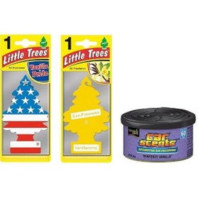 Resim California Scents Vanilya ve Little Trees Vanilya Seti 