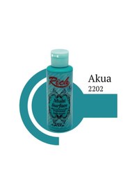 Resim Rich Multi Surface 2202 Akuamarin Akrilik Boya 120 Cc 