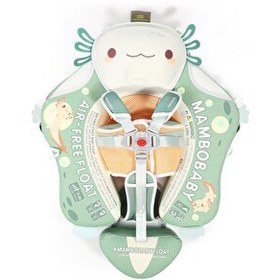 Resim Mambobaby Emniyetli Gölgelikli Ve Ayak Destekli Yüzme Simidi - Axolotl 