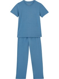 Resim Çocuklar İçin Jersey Pijama Takımı - 5-6Y 