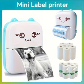 Resim iPhone & Android için Taşınabilir Kablosuz Termal Yazıcı | USB Şarj Edilebilir, Anlık Fotoğraf, Not ve Etiket Baskısı İçin Mürekkep Gerekmez | Öğrenciler, Seyahatler, Ev Ofisi İçin Ideal | Arkadaşlar ve Aile İçin Harika Noel, Paskalya Hediyesi 