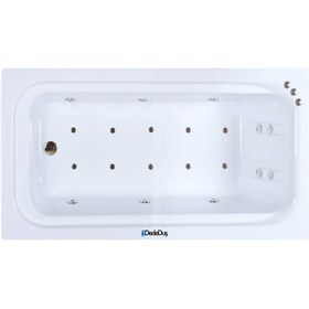 Resim Dikdörtgen Taşmalı Küvet | Jakuzi | Atalar | 190x90 | Mod - 90x190 / Beyaz / 1 Kişilik 