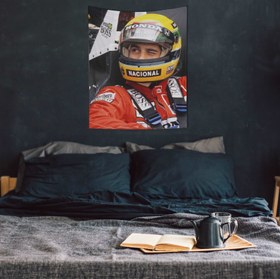 Resim Ayrton Senna Duvar Örtüsü - 160 cm x 220 cm 