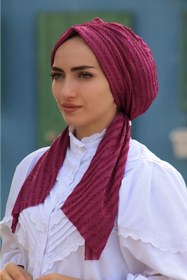 Resim Sahra Şal Dünyası Simli Tasarım Bone 