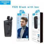 Resim 2022 Fineblue F520 Mini Kablosuz Kulaklık Bluetooth 5.3 Geri Çekilebilir F520 Black Wıth Box 