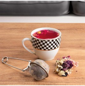 Resim Porsima Paslanmaz Çelik Bitki Çayı Demleme Süzgeci 