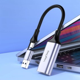 Resim VegGieg 1080P 60Hz HDMI Video Capture Card USB 3.0 ve Type-C Görüntü Yakalama Kartı 