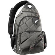 Resim Ful Usa Brıck House Gri 14" Unısex Laptop Çapraz Sırt Çantası 