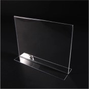 Resim EC Shop Krcdisplay A5 Masaüstü T Tipi Yatay Pleksi Föylük Broşürlük 15 x 21 cm 