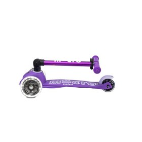 Resim Micro Mini Micro Deluxe Foldable Led Purple Unisex Çocuk Mor Scooter 