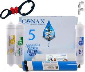 Resim Conax Kapalı Kasa 5 Li Filtre Seti Vontron Membranlı 