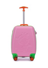 Resim Wextaa Çocuk Valizi - Pembe Çok Renkli 