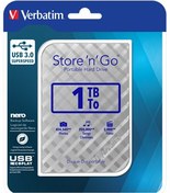 Resim Verbatim 53197 - 1TB USB 3.0 Gümüş Taşınabilir Harddisk 