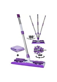 Resim Sihirli Teleskobik Ayarlanabilir Mikrofiber Mop Paspas + Yedek Bez 