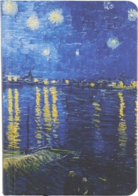 Resim Deffter 5 Yıllık Zamansız Ajanda Van Gogh Starry Night Çok Renkli 