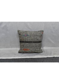Resim Zehra Abla Halı Yeni El Dokuma Dekoratif Kilim Kırlent Yastık Kılıfı 6048 
